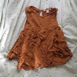 Warm Brown F21 Crop Top